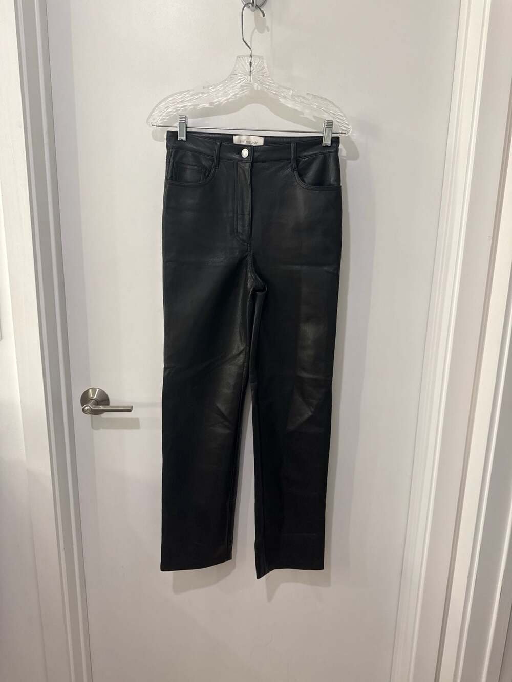 Wilfred The Melina Vegan Leather High-Rise Straight-Leg Pants